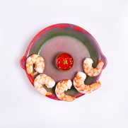 Cook tail off shrimp